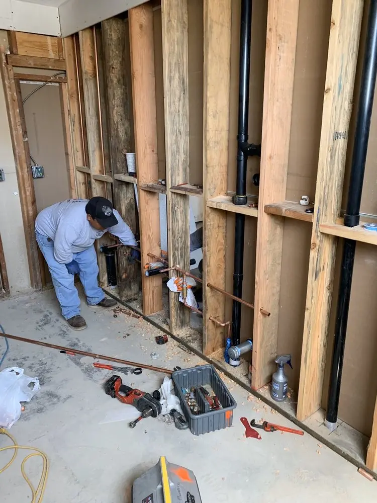 Commercial rough-in plumbing for Gas Line Repair in Lancaster Hills